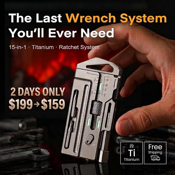 Titanium Multi-Tool Wrench System