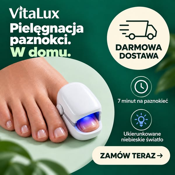 VitaLux™ dla ładniejszego wyglądu paznokci w domu