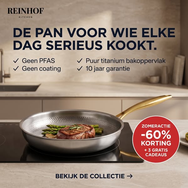 Voor wie elke dag serieus kookt.