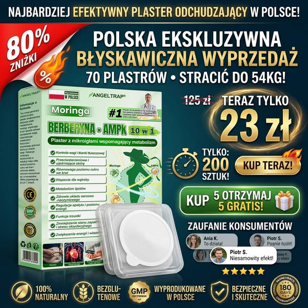 ANGELTRAP® Moringa × Berberyna × AMPK 10-w-1 Wsparcie metaboliczne