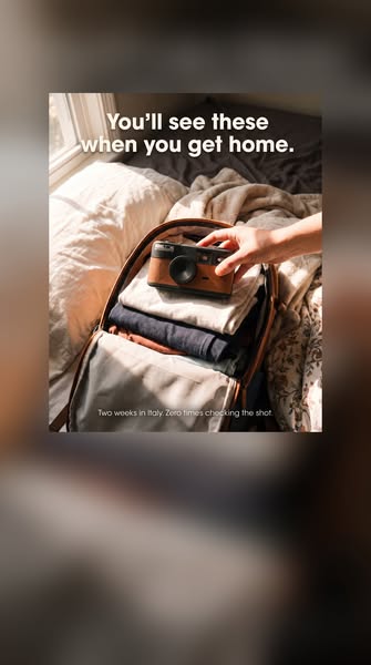 Pack it. Forget it. See it later.