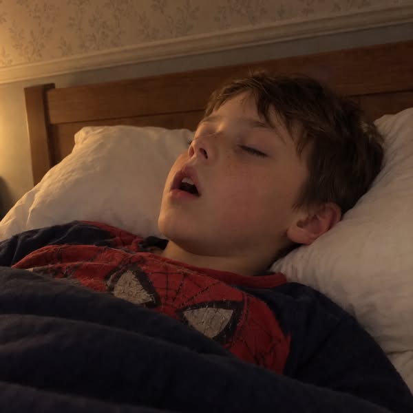 If your child breathes through their mouth at night
