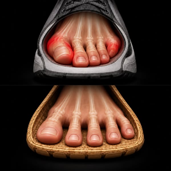 Et si nos pieds avaient simplement oublié comment marcher ?