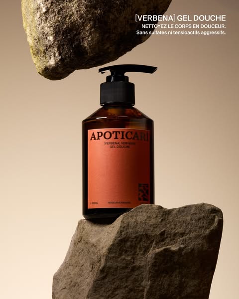 La verveine, sous la douche.