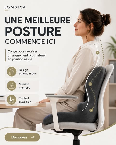 Un meilleur soutien commence par votre assise