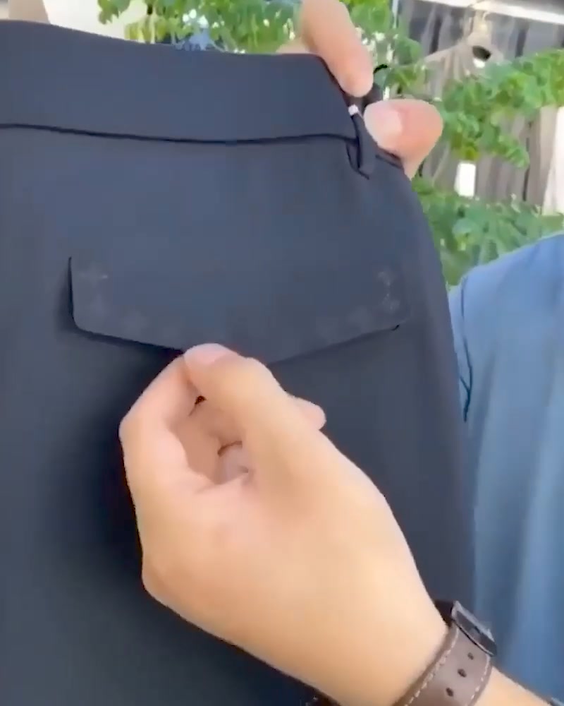 Męskie elastyczne spodnie wizytowe - stretchpants