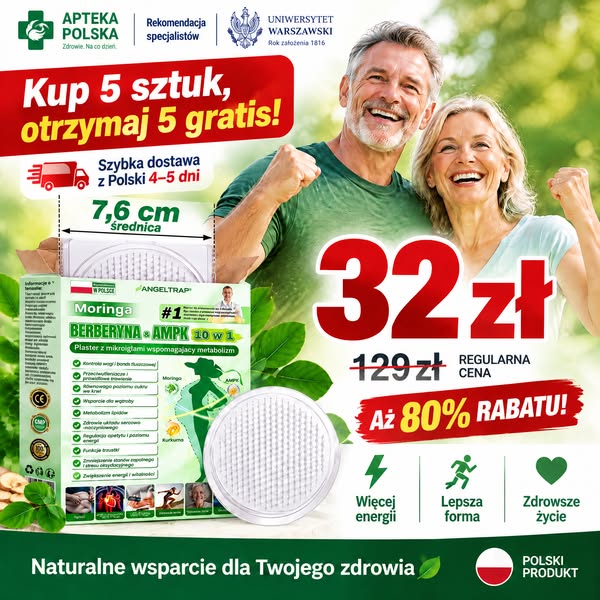 ANGELTRAP® Moringa × Berberyna × AMPK 10-w-1 Wsparcie metaboliczne