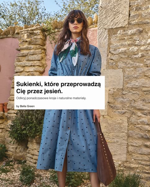 Sukienki z naturalnych tkanin Bella Green