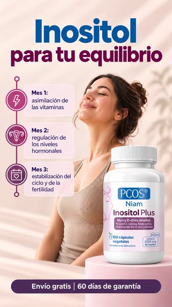 PCOS® Inositol Plus con envío GRATIS