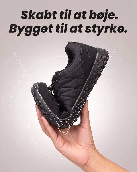 Mindre støtte. Stærkere fødder.