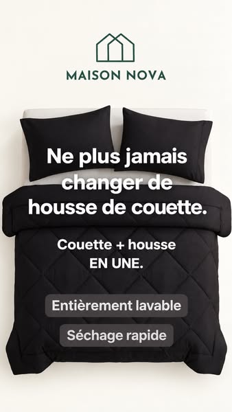Fini de changer la housse de couette