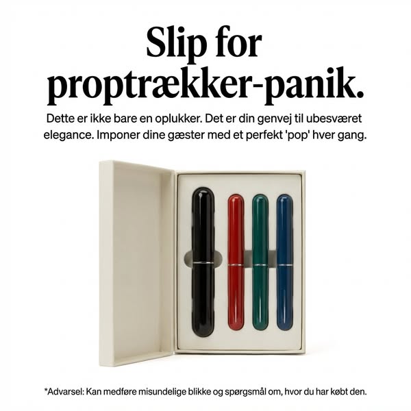 Smidig vinåbning på bare få sekunder!