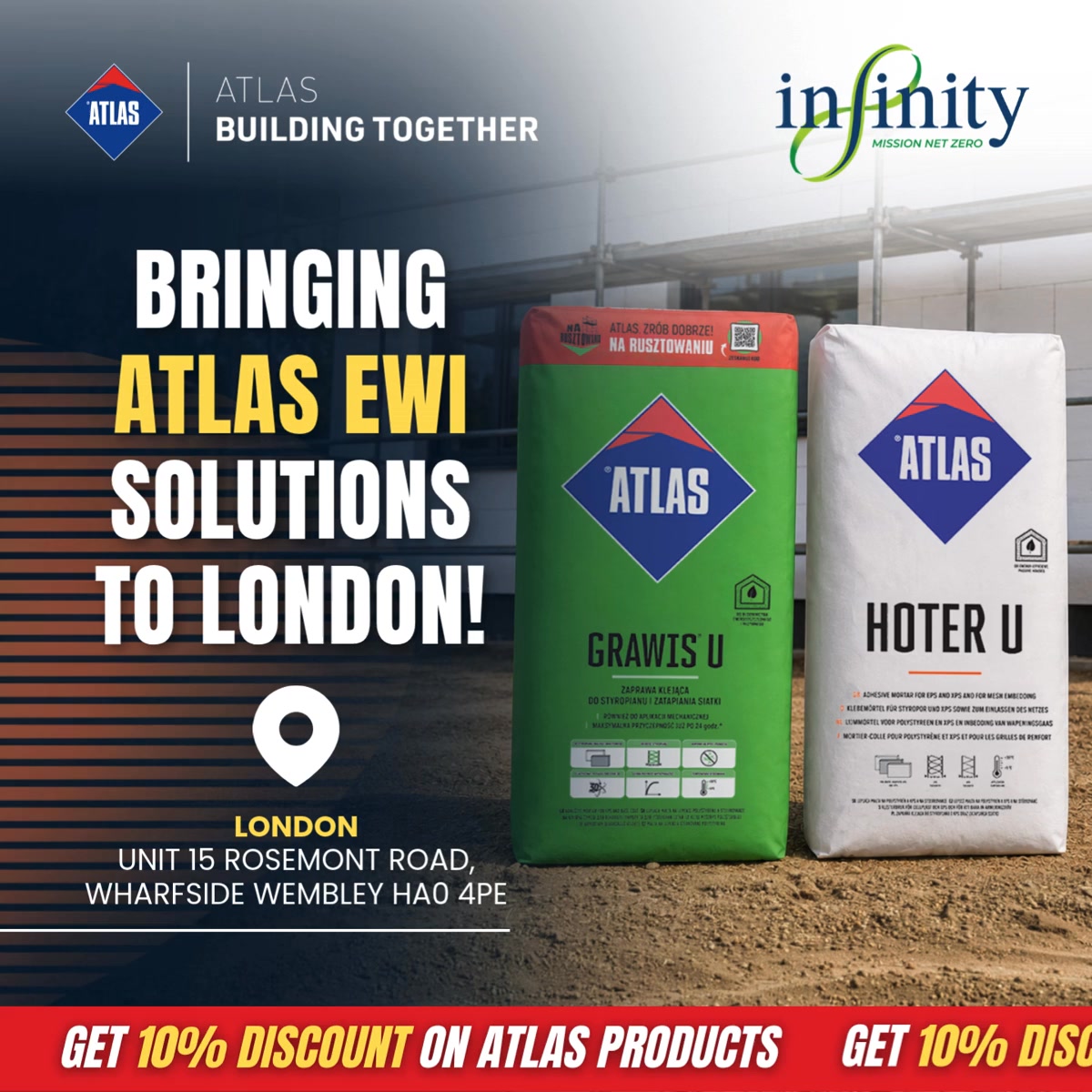 Get an exclusive 10% discount on ATLAS products!
