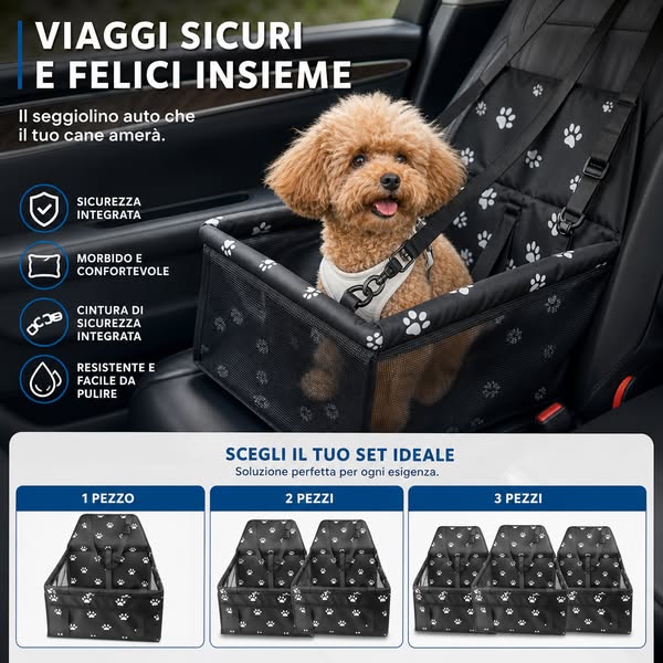 Proteggi il tuo cane durante ogni viaggio