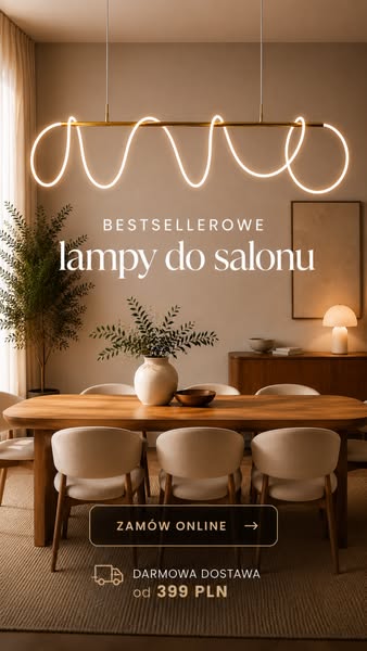 Lampy do salonu