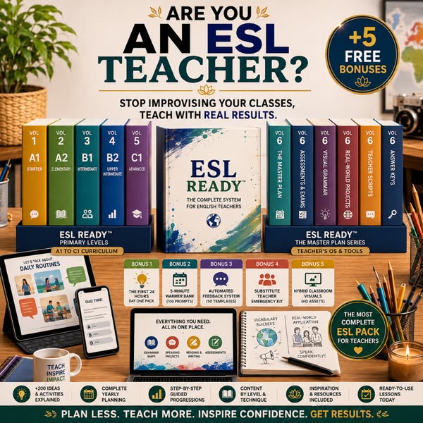 English Teachers: Your Year Is Already Ready.
