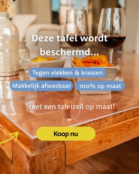 Haal nu jouw tafelzeil op maat in huis