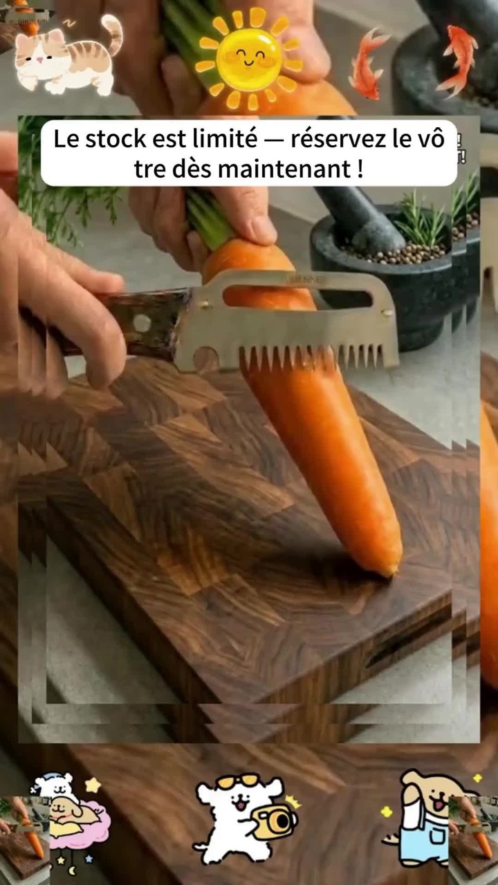 Éplucheur de légumes multifonctionnel