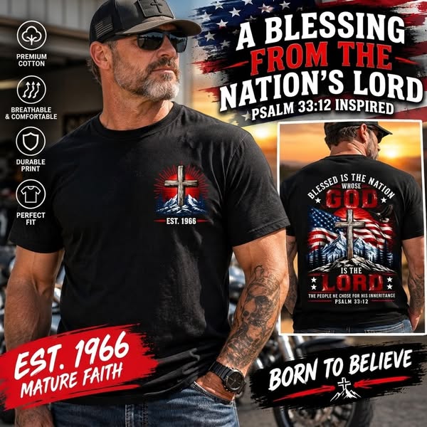 Blessed Is The Nation Whose God Is The Lord Psalm 33:12 EST.Year Patri