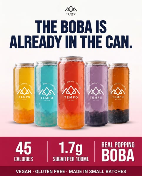 Low sugar. Real boba. No queue.