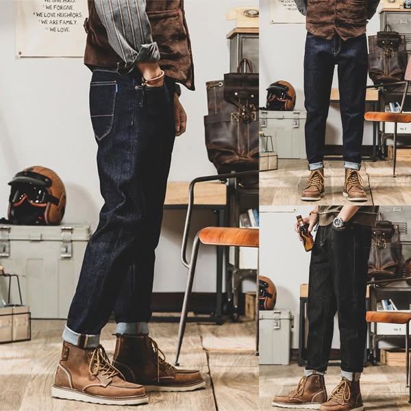 Herren Vintage Tapered Jeans