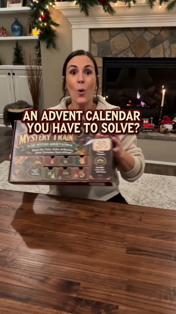 24-Day Mystery Adventure Advent Calendar | Interactive Christmas Puzzle Game with 6 Story Themes, Hidden Clues & Hands-On Challenges