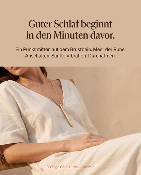 Abschalten beginnt am Brustbein