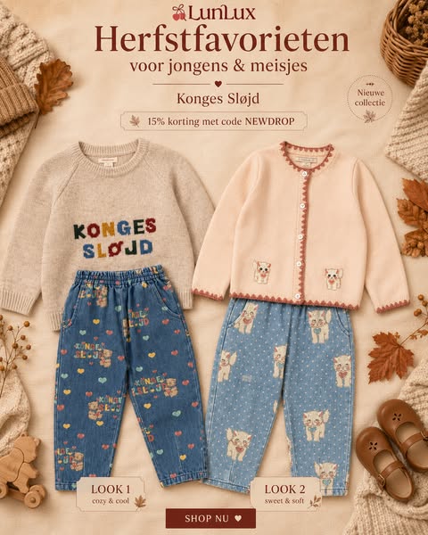 Nieuwe Konges Sløjd — 15% met NEWDROP