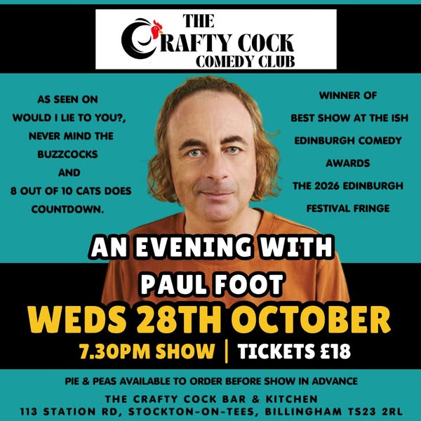 An Evening with Paul Foot at The Crafty Cock Pub