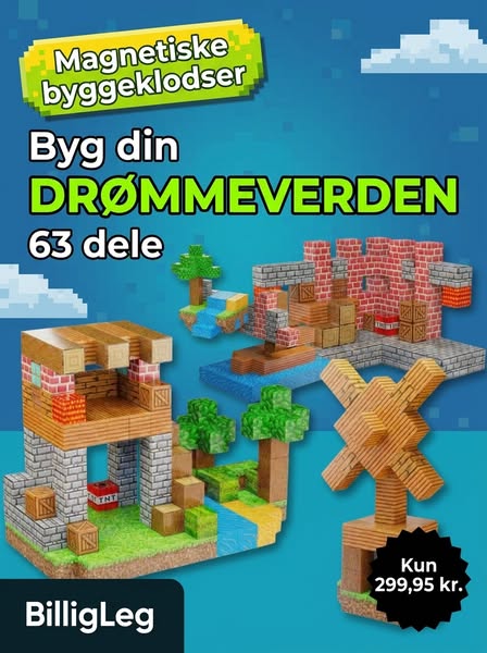 https://www.legbilligt.dk/shop/754-magnetiske-byggeklodser/40917-magnetisk-byggesaet---3d-minecraft-inspirerede-klodser-63-dele/