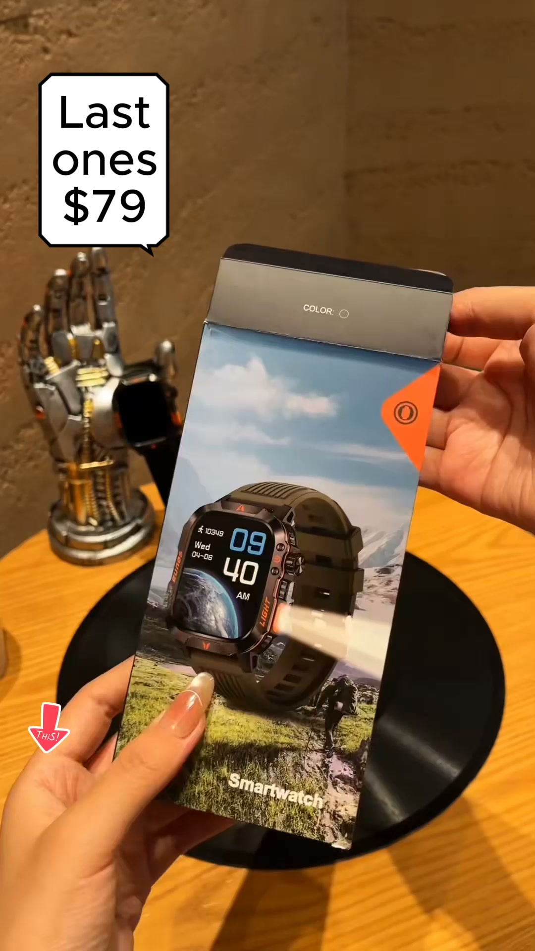 $79. GPS. 21-Day Battery. Waterproof. Calls & Notifications on your wrist. Health tracking 24/7.