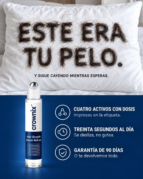 Roll-On para Crecimiento Capilar | Crownix
