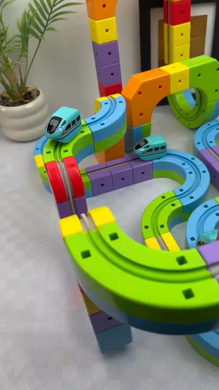 They build it. The train runs their way