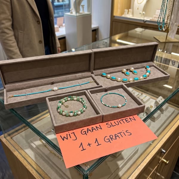1 + 1 GRATIS – Onze laatste juwelen moeten weg!