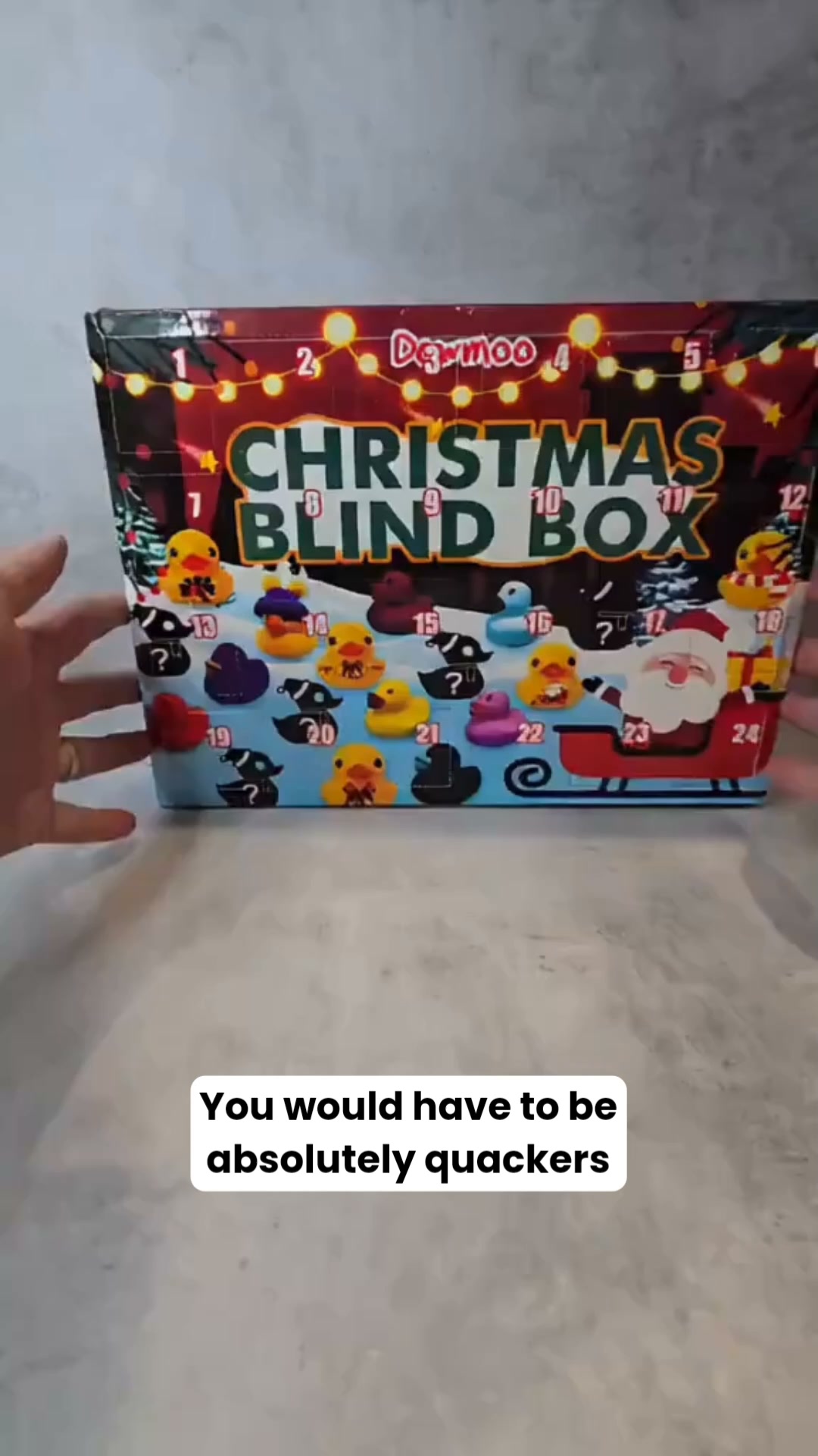 Elke ochtend rennen ze naar de kalender. Elke. Ochtend.