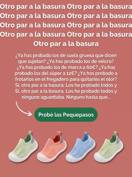 ¿Cuántos pares llevas ya a la basura?
