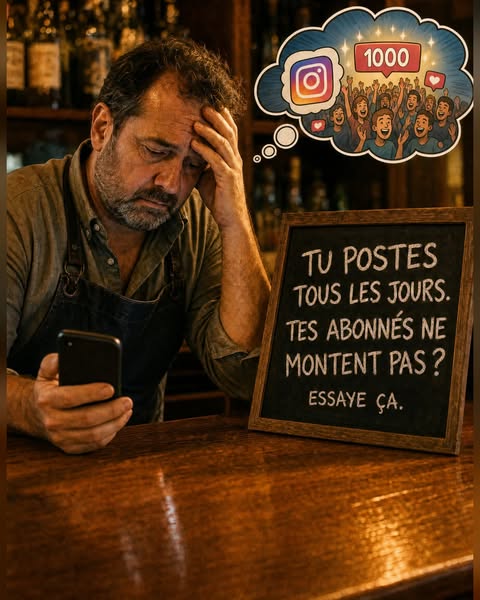 Tes abonnés ne montent pas ?