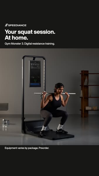 Squat at home with Gym Monster 3