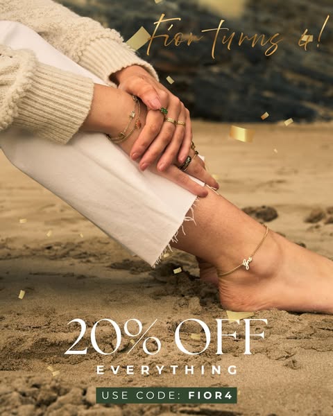 20% OFF EVERYTHING Use Code: FIOR4