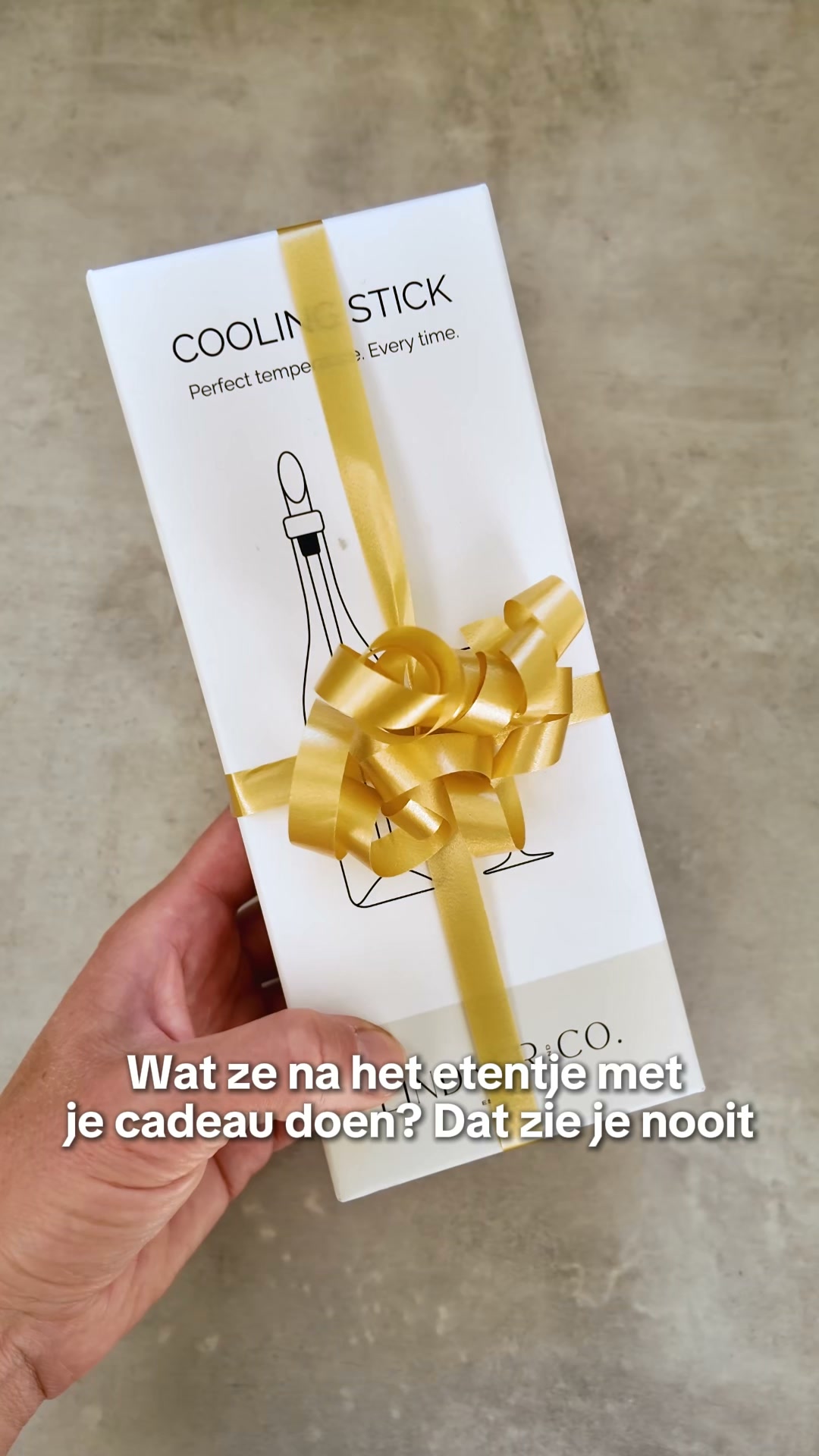 Vanaf nu blijft je wijn altijd perfect koel.