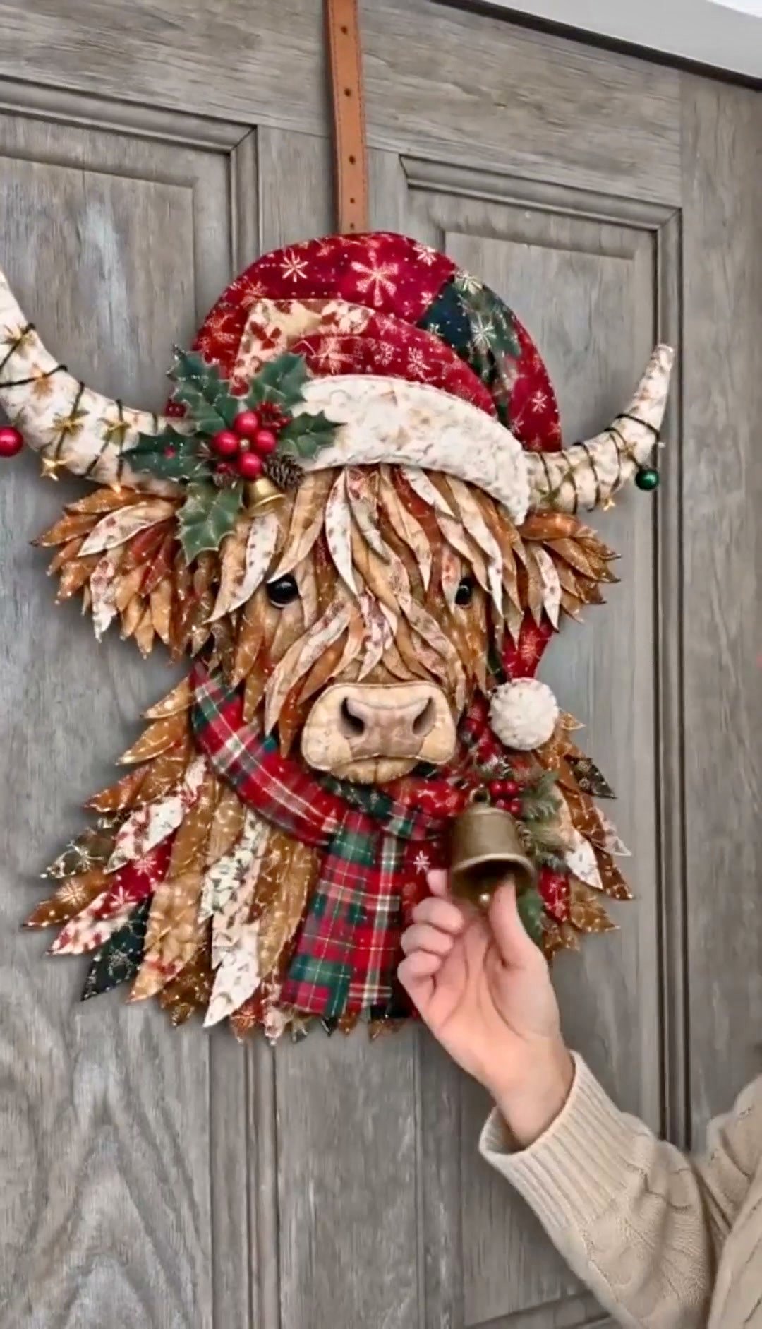 Christmas Patchwork Fabric DIY Decor Kit