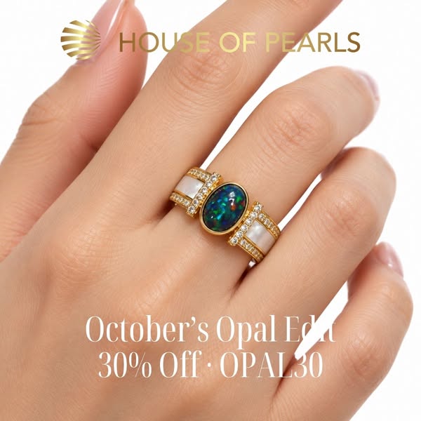 October Opal Ring — 30% Off