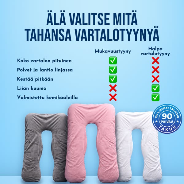 Mukavuutta päästä varpaisiin