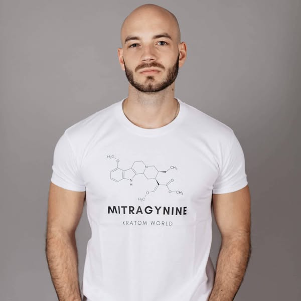 Kratom World "MITRAGYNINE" T-SHIRT heren M