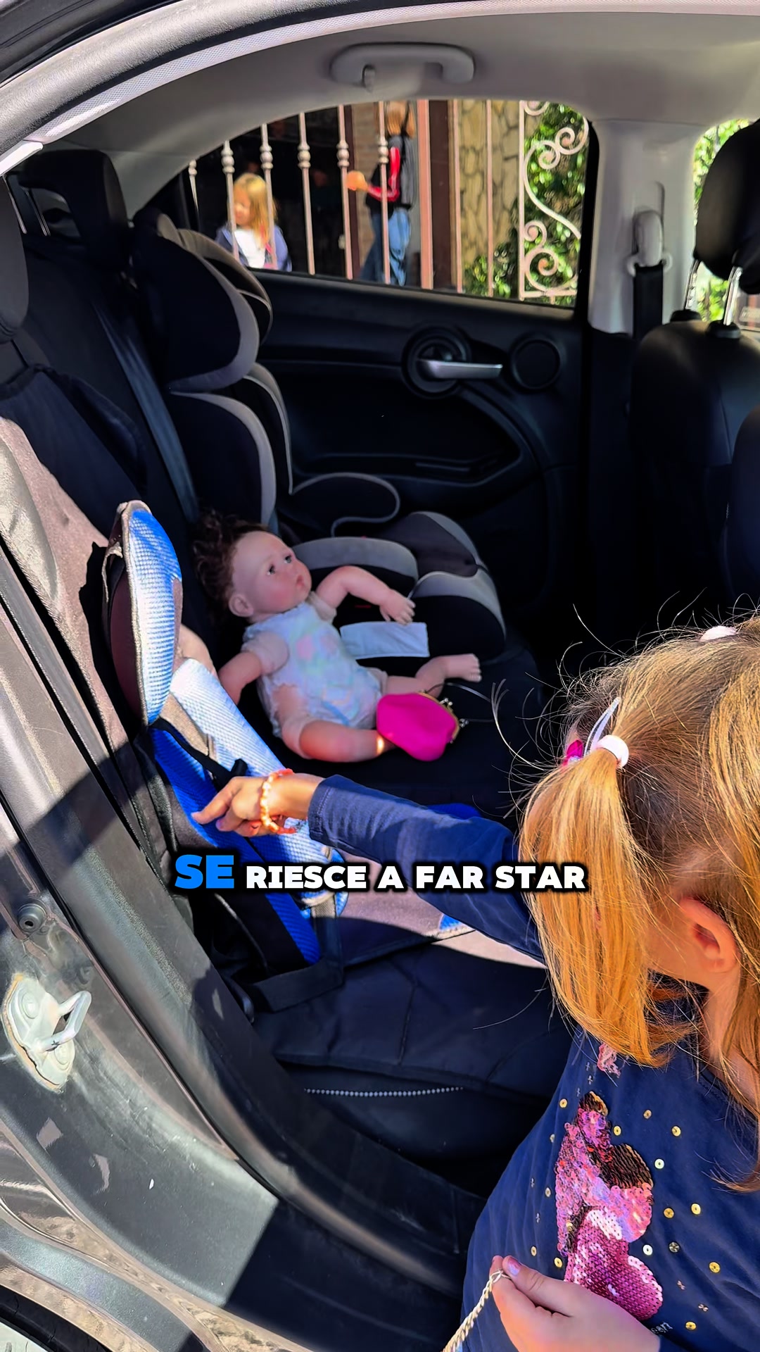Il seggiolino che sta nella borsa
