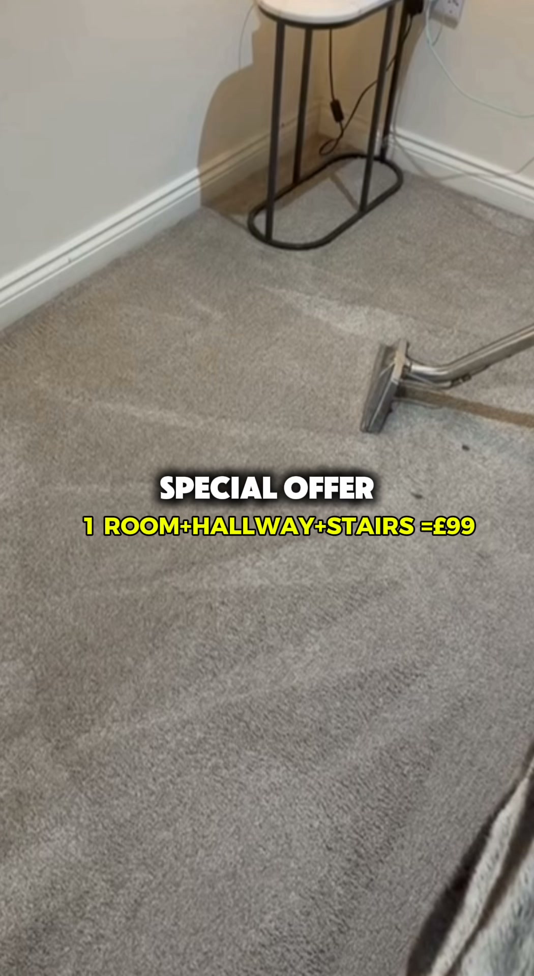 £99 — 1 ROOM + HALLWAY + STAIRS | SEPTEMBER OFFER