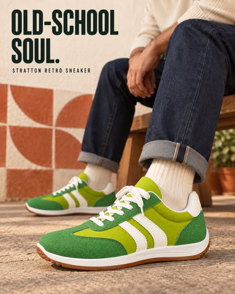 Stratton Retro Sneaker - Now $49.99