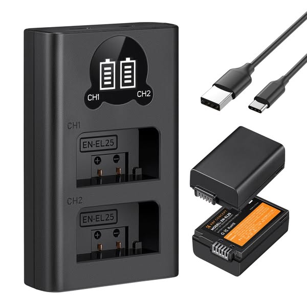 EN-EL25 Battery Charger-Nikon EN-EL25 Battery Charger K&F Concept