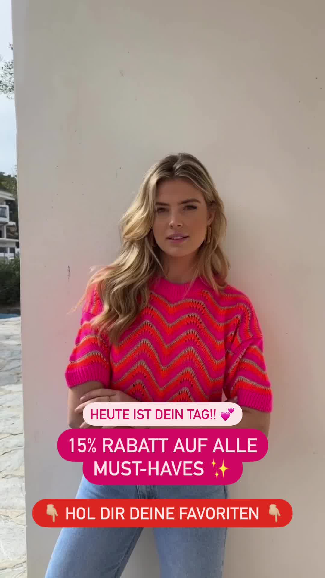 NUR HEUTE 15% RABATT AUF ALLES!