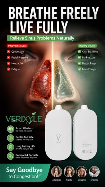 The creative behind it: VERIXYLE® Herbal Nasal Nebulizer Set